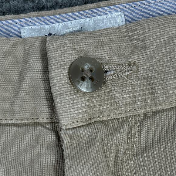 Peter Millar Mens Basic Khaki Chino Shorts 34 Beige Preppy Club Golfing Everyday - Picture 3 of 9